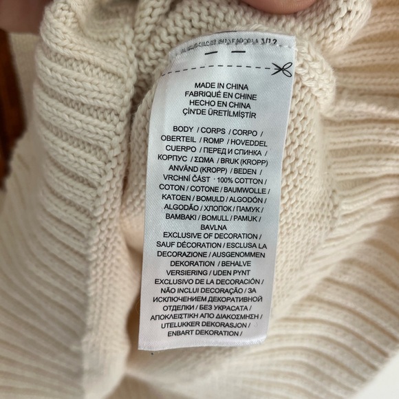 Ralph Lauren Women's Intarsia-Knit Cotton-Blend Dog Sweater Medium - Picture 7 of 14